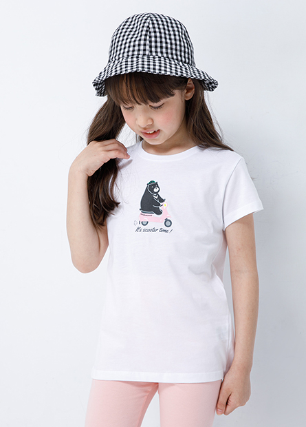 女童台灣黑熊印花T恤