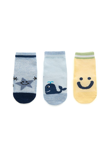 嬰兒可愛造型襪(三入組)