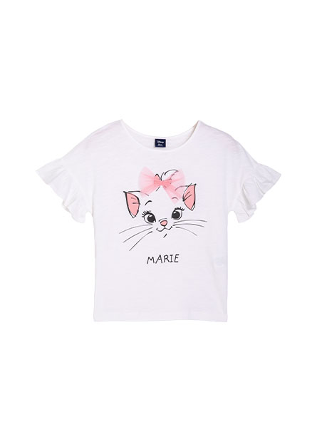 女童瑪麗貓立體蝴蝶結T恤