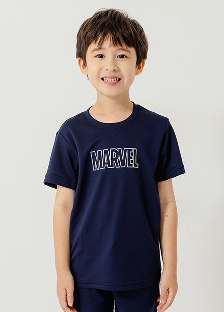男童MARVEL簍空印字T恤