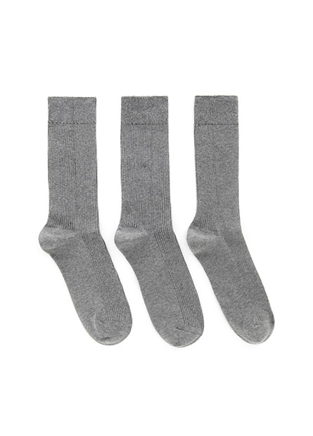 基本素色長襪(三入組)