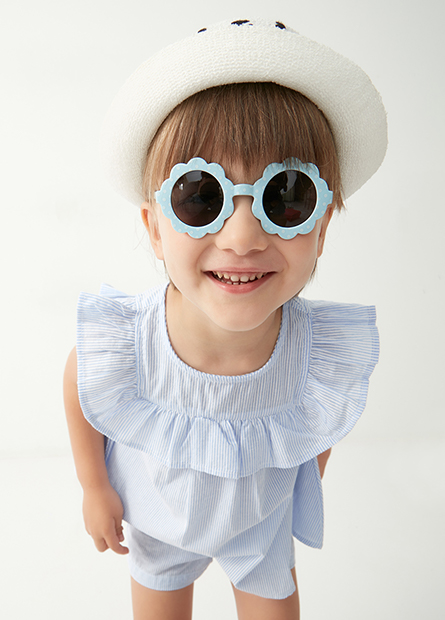 女童抗UV可愛造型太陽眼鏡