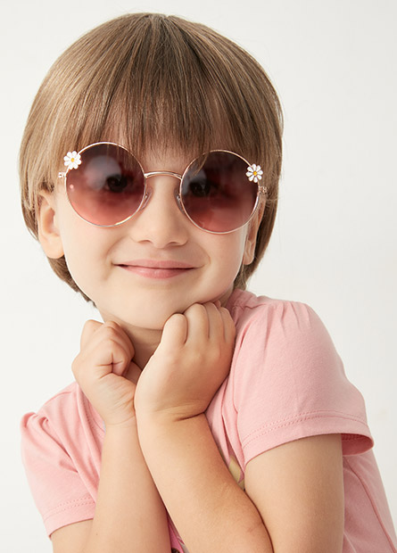 女童抗UV可愛造型太陽眼鏡
