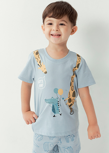 BABY長頸鹿和鱷魚T恤