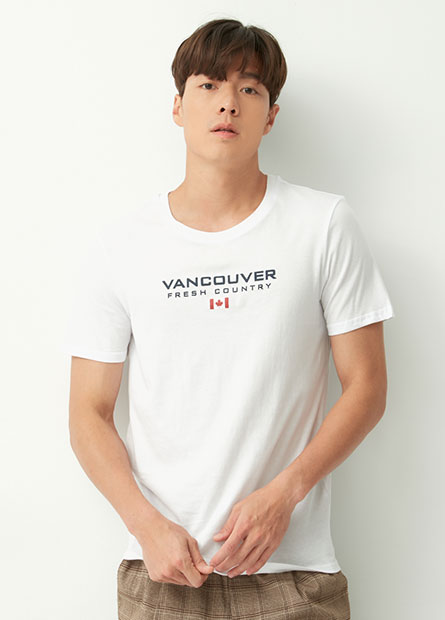 加拿大國旗印花T恤