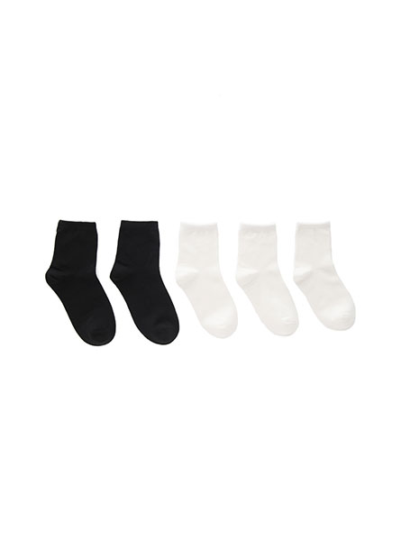 基本素色低筒襪(五入組)