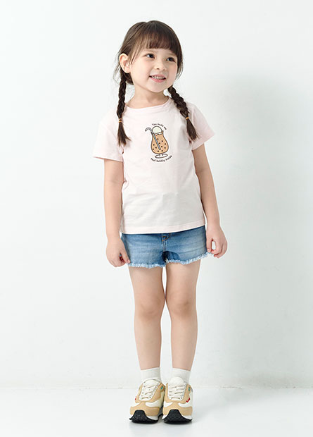 女童台灣特色印花T恤