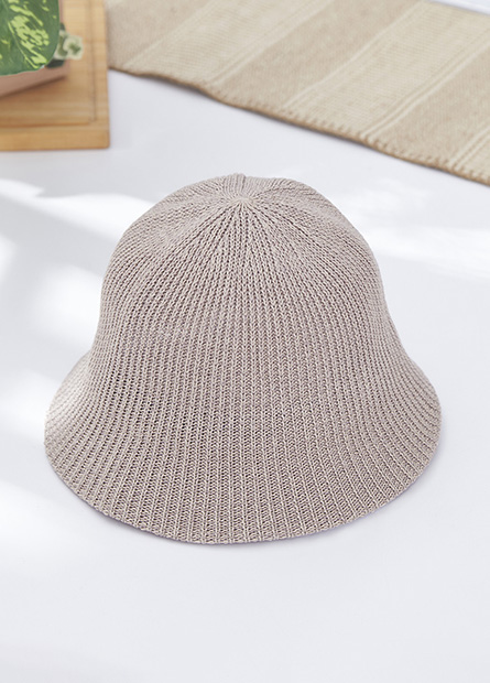 編織棉線鐘形帽