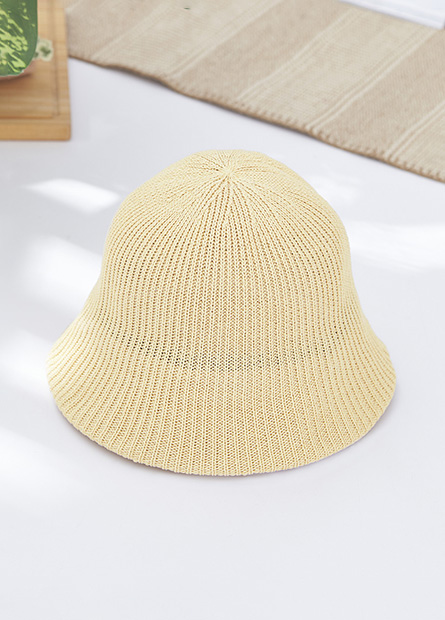 編織棉線鐘形帽
