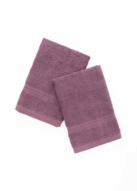 薄款素色毛巾(二入組)