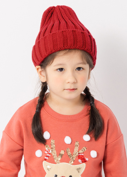 童素色毛帽(中性款)