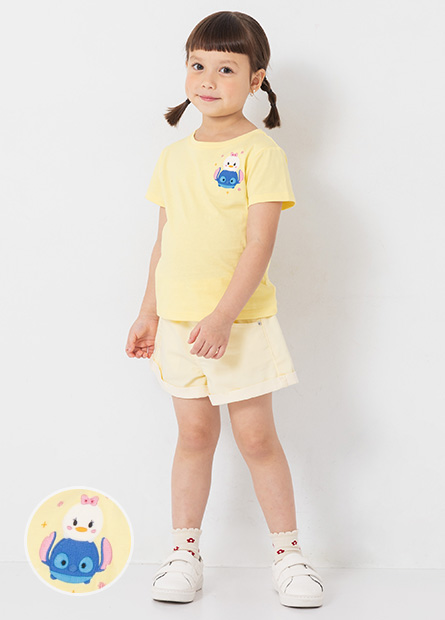 女童Tsum Tsum刺繡T恤