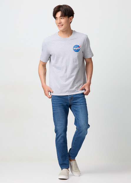 NASA印字潮流T恤