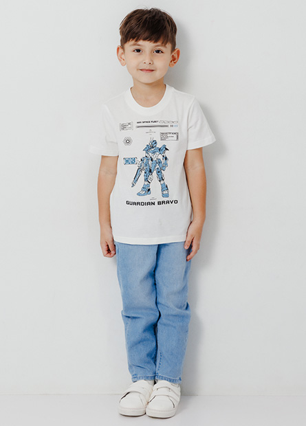 男童經典機器人T恤